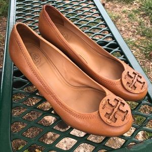 Tory Burch Brown leather Wedge